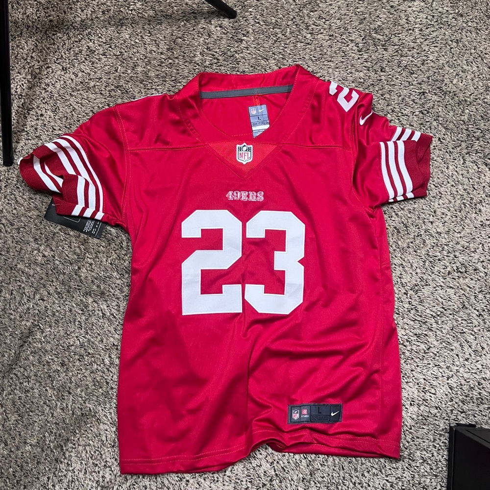 Nike Youth Red San Francisco 49ers #23 Football Jersey